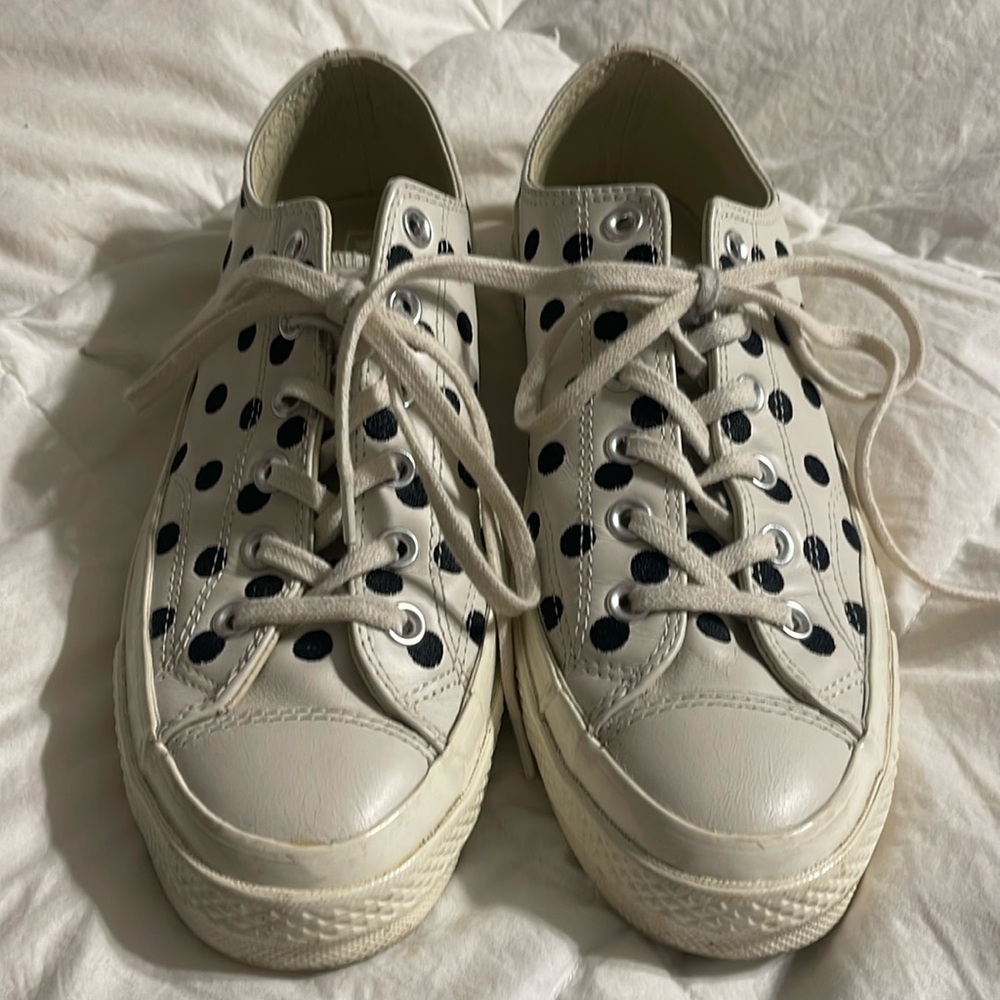Leather Converse Tennis Shoes